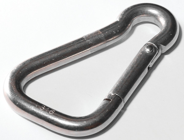 BARON S24502-1/4 Spring Snap, 400 lb Working Load, Stainless Steel [SKU: ORG3253028]