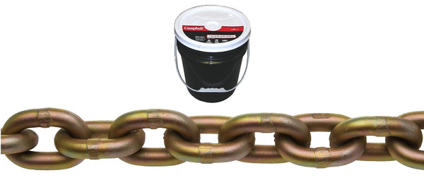 BARON TP7014P Transport Chain, 1/4 in, 141 ft L, 3150 lb Working Load, 70 Grade [SKU: ORG2892107]