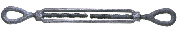 BARON 15-3/4X9 Turnbuckle, 5200 lb Working Load, 3/4 in Thread, Eye, Eye, 9 in L Take-Up, Galvanized Steel [SKU: ORG6345466]