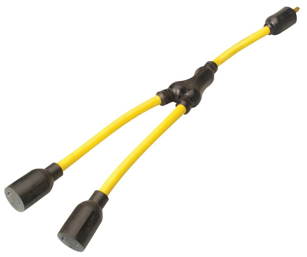 CCI 090228802 Twist Lock Y-Adapter, 12 AWG Cable [SKU: ORG0747139]