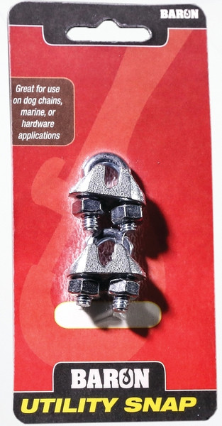 BARON C-260-1/4 Wire Rope Clip, Malleable Iron [SKU: ORG6761597]