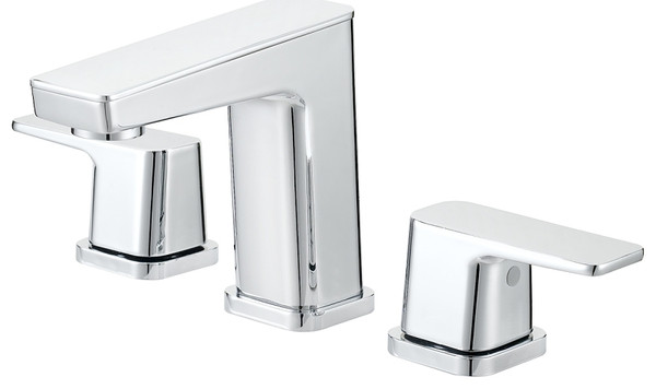Boston Harbor Lavatory Faucet, 1.2 gpm, 2-Faucet Handle, 3-Faucet Hole, Brass/Zinc/Plastic, Chrome Plated [SKU: ORG1176395]