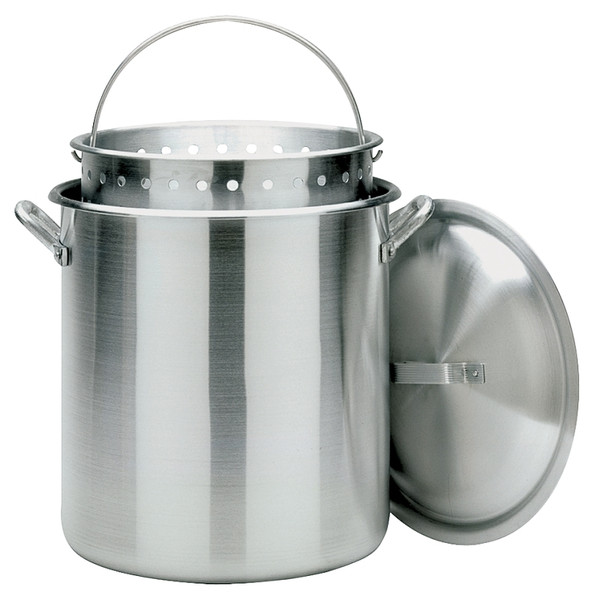 Bayou Classic 1200 Stock Pot, 120 qt Capacity, Aluminum [SKU: ORG1595545]