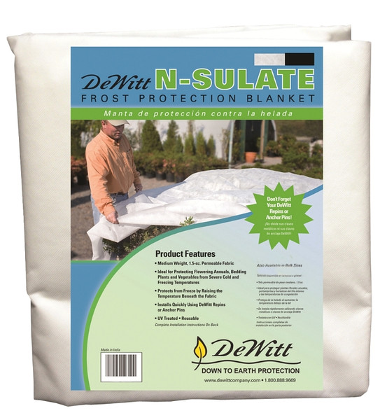 DeWitt NS12 N-Sulate, 12 ft L, 10 ft W, Polypropylene, White [SKU: ORG2753911]