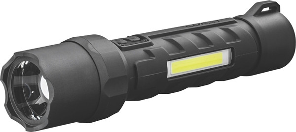 Coast PS700 Flashlight, AA Battery, Alkaline, USB Rechargeable, Zithion-X Battery, LED Lamp, Bulls Eye Spot, Flood Beam [SKU: ORG7419591]