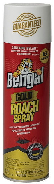 Bengal 92464 Roach Spray, Liquid, Spray Application, 11 oz Aerosol Can [SKU: ORG6756084]