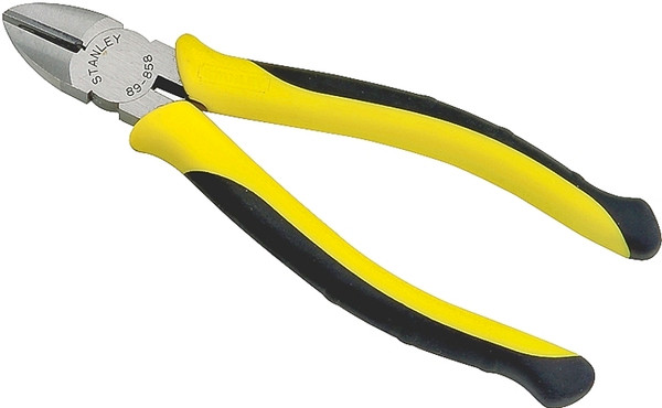 FATMAX 89-858 Diagonal Cutting Plier, 6 in OAL, 13/16 in Cutting Capacity, Black Handle, Slip-Resistant Handle [SKU: ORG3347895]