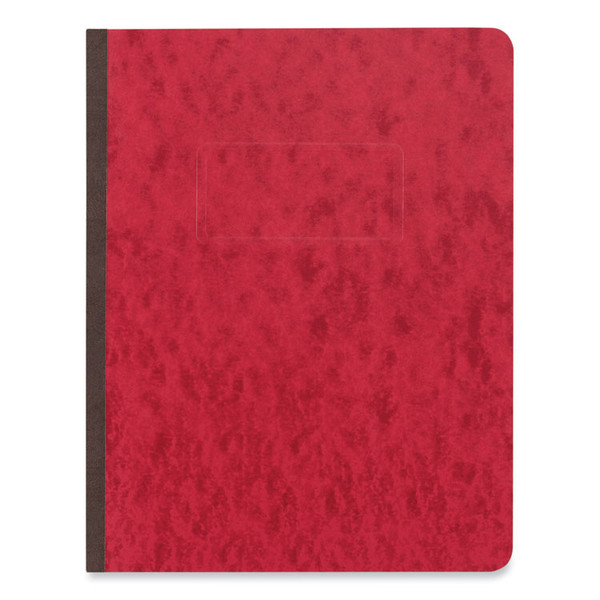 Pressboard Report Cover, Two-Piece Prong Fastener, 3" Capacity, 8.5 x 11, Executive Red/Executive Red [SKU: UNV80579]