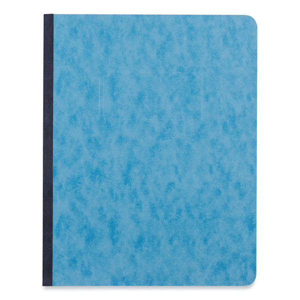 Pressboard Report Cover, Two-Piece Prong Fastener, 3" Capacity, 8.5 x 11, Light Blue/Light Blue [SKU: UNV80572]