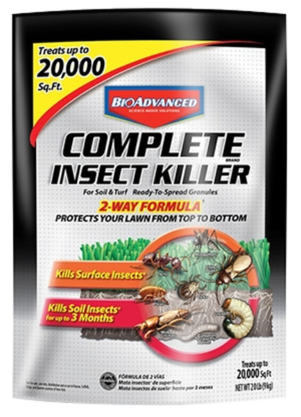 BioAdvanced Complete 700294H Insect Killer, Granular, Spreader Application, 10 lb Bag [SKU: ORG2861581]