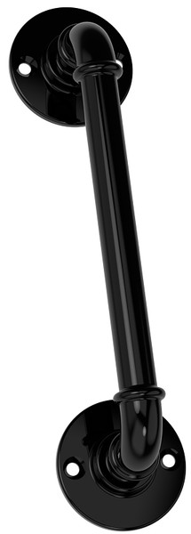 National Hardware N166-013 Industrial Pipe Handle, 10-1/2 in L Handle, Steel, Black [SKU: ORG9031048]