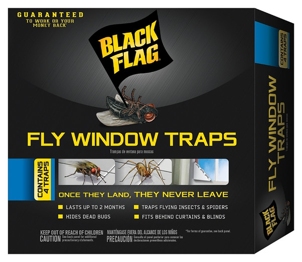 Black Flag HG-11017 Fly Window Trap, Solid, 1 Pack [SKU: ORG7067960]