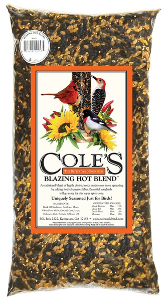 Cole's Blazing Hot Blend BH05 Blended Bird Seed, 5 lb Bag [SKU: ORG2967859]