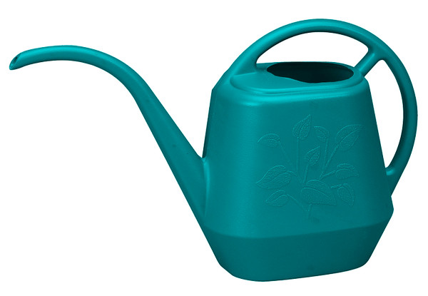 Bloem Aqua Rite JW41-26 Watering Can, 1.1 gal Can, Extra Long Spout, Plastic, Bermuda Teal [SKU: ORG4694048]
