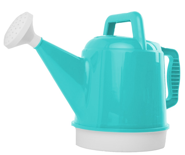 Bloem DWC2-26 Deluxe Watering Can, 2.5 gal Can, Nozzle Spout, Plastic, Bermuda Teal [SKU: ORG4693933]
