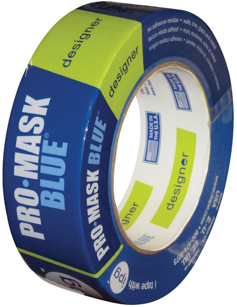 IPG PMD36 Masking Tape, 60 yd L, 1.41 in W, Crepe Paper Backing, Dark Blue [SKU: ORG4110771]