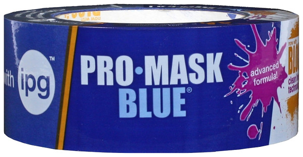 IPG 9532-1.5 Masking Tape, 60 yd L, 1.4 in W, Crepe Paper Backing, Blue [SKU: ORG6939557]