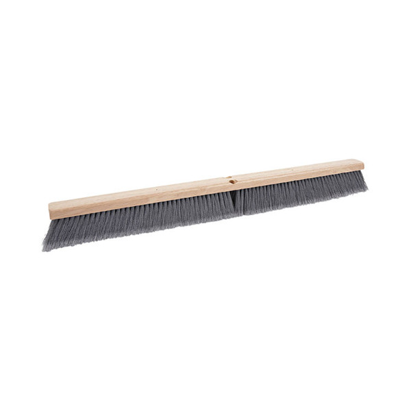 Floor Brush Head, 3" Gray Flagged Polypropylene Bristles, 36" Brush [SKU: BWK20436]
