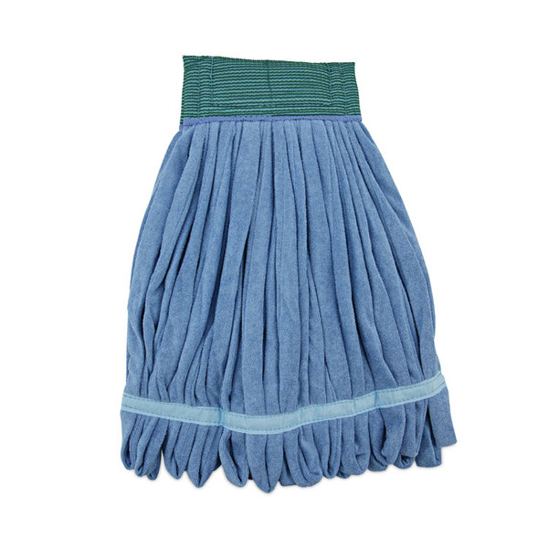 Microfiber Looped-End Wet Mop Head, Medium, Blue [SKU: BWKMWTMB]