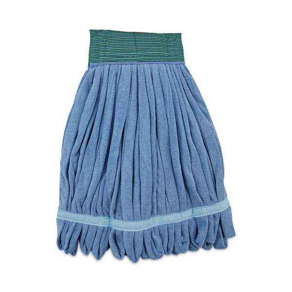 Microfiber Looped-End Wet Mop Heads, Medium, Blue, 12/Carton, 12/Carton [SKU: BWKMWTMBCT]
