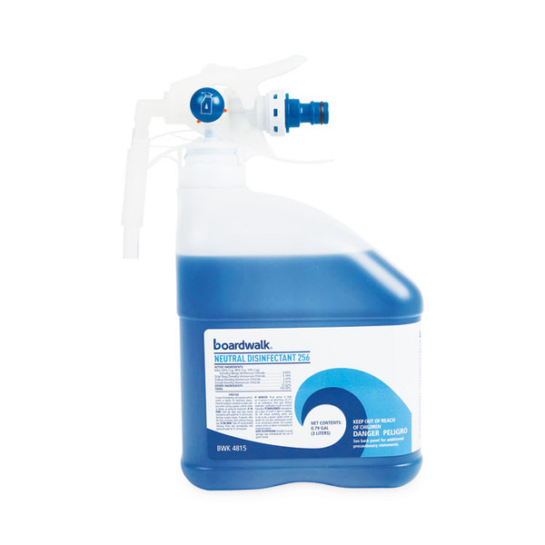 PDC Neutral Disinfectant, Floral Scent, 3 Liter Bottle, 2/Carton [SKU: BWK4815]