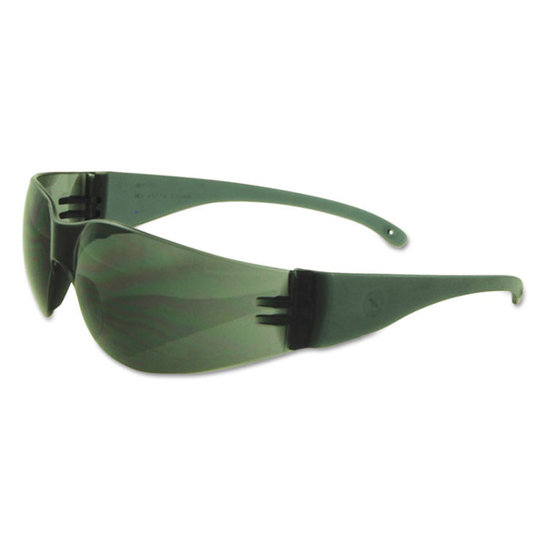 Safety Glasses, Gray Frame/Gray Lens, Polycarbonate, Dozen [SKU: BWK00023]