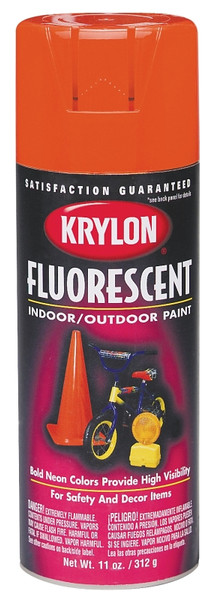 Krylon K03102777 Spray Paint, Yellow Orange, 11 oz [SKU: ORG2809242]