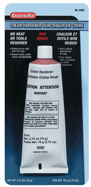 Bondo 928 Cream Hardener, 2.75 oz Tube, Viscous [SKU: ORG8007213]