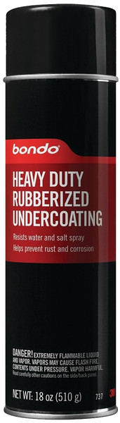 Bondo 737 Medium Rubberized Undercoat, 18 oz, Thick Liquid [SKU: ORG6854178]