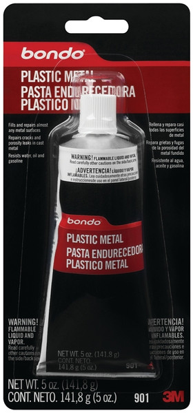 Bondo 901 Auto Body Filler, 5 oz Tube, Paste, Solvent [SKU: ORG4334884]