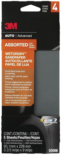 Bondo Wetordry 03006 Automotive Sandpaper [SKU: ORG4185880]