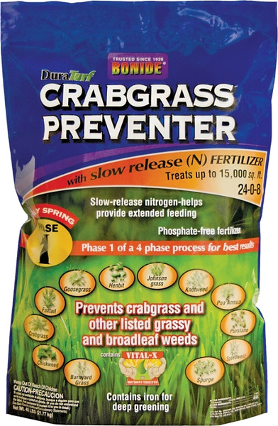 DuraTurf 60415 Weed Preventer, 16 lb, Solid, 10-25-12 N-P-K Ratio [SKU: ORG0539825]