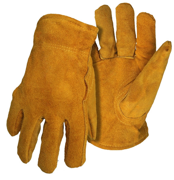 BOSS 41762X Driver Gloves, Men's, 2XL, Keystone Thumb, Open, Shirred Elastic Back Cuff, Leather [SKU: ORG2852697]