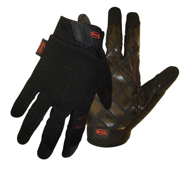 BOSS 5211L Mechanic Gloves, L, Reinforced Thumb [SKU: ORG7379142]