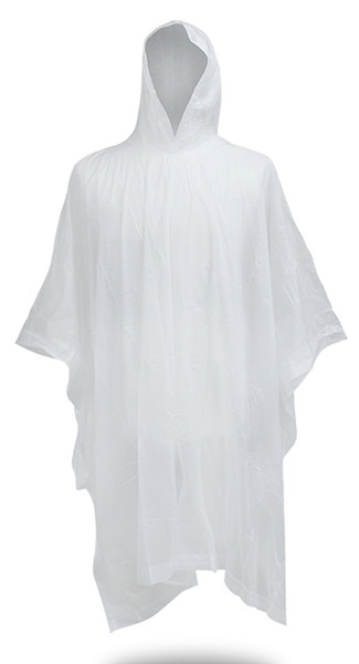 BOSS 61 Poncho, Vinyl, Clear, Attached, Hooded Collar [SKU: ORG4627824]