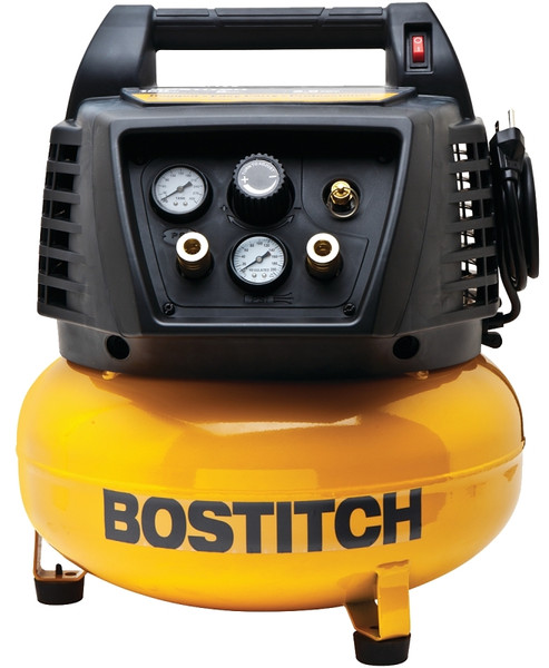 Bostitch BTFP02012 Air Compressor, 6 gal Tank, 120 V, 90 psi Pressure, 3.7 scfm Air [SKU: ORG5874730]
