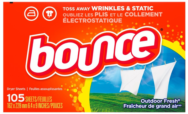 BOUNCE 82355 Fabric Softener Dryer Sheet, Fresh Linen [SKU: ORG1271915]