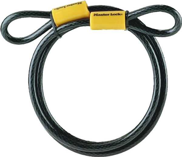 Master Lock 78DPF Looped End Cable, Steel Shackle [SKU: ORG1718915]