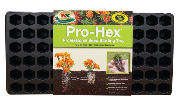 NK LAWN & GARDEN PHEX Seed Starter Kit, 22 in L Tray, 11 in W Tray, 72 -Cell [SKU: ORG7133085]
