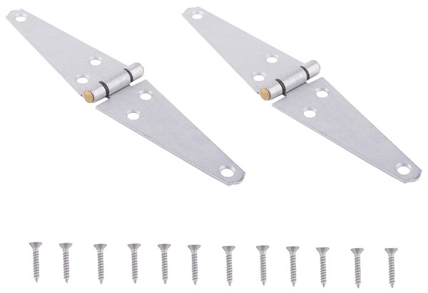 ProSource HSH-G04-C2PS Strap Hinge, 2 mm Thick Leaf, Steel, 180 Range of Motion [SKU: ORG0547018]