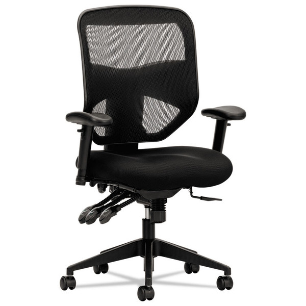 VL532 Mesh High-Back Task Chair, Supports Up to 250 lb, 17" to 20.5" Seat Height, Black [SKU: BSXVL532MM10]