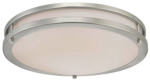 Westinghouse 6401200 Flush Mount Ceiling Fixture, 120 V, 23 W, LED Lamp, 1610 Lumens, 3000 K Color Temp, Steel Fixture [SKU: ORG3047370]