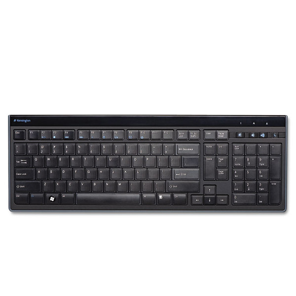 Slim Type Standard Keyboard, 104 Keys, Black [SKU: KMW72357]