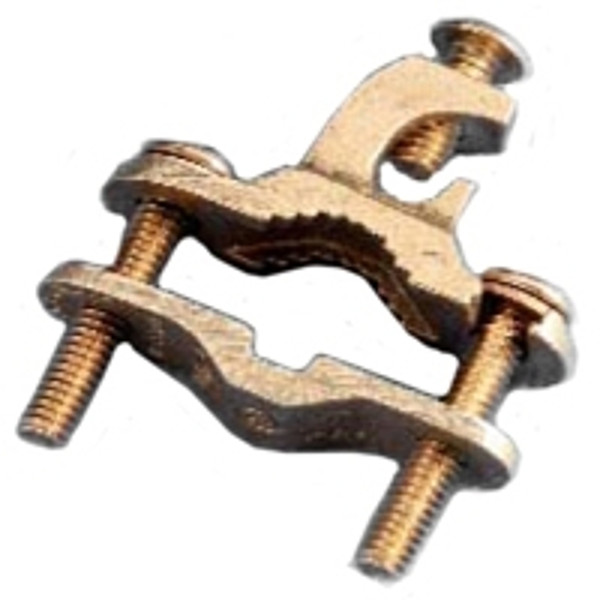 nVent ERICO EK16 Ground Clamp, Clamping Range: 1/2 to 1 in, #10 to 2 AWG Wire, Bronze [SKU: ORG4452033]