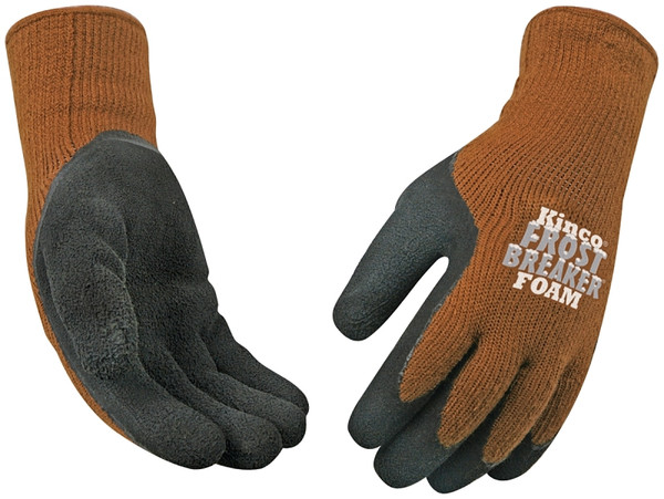 Frost Breaker 1787-S High-Dexterity Protective Gloves, Men's, S, 11 in L, Regular Thumb, Knit Wrist Cuff, Acrylic, Brown [SKU: ORG8633752]