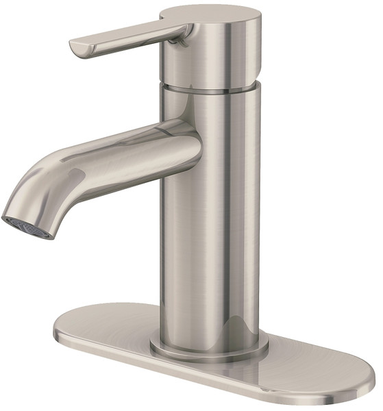 Boston Harbor Lavatory Faucet, 1-Faucet Handle, Brushed Nickel [SKU: ORG1648401]