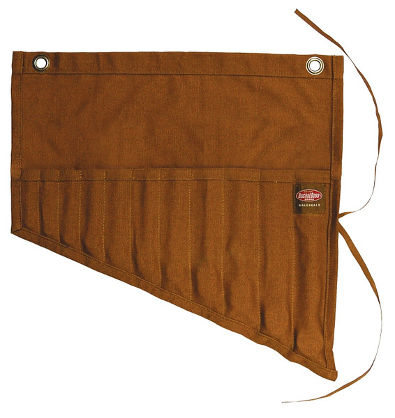 Bucket Boss Original Series 70003 Wrench Roll, 18 in W, 17-1/2 in H, 11-Pocket, Canvas, Brown [SKU: ORG7227010]
