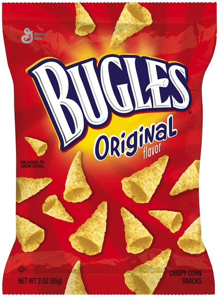 Bugles BUGLES6 Corn Snack, Original Flavor, 3 oz [SKU: ORG4687489]