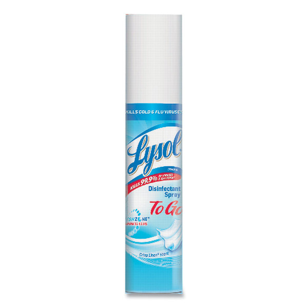 Disinfectant Spray To Go, Crisp Linen, 1 oz Aerosol Spray, 12/Carton [SKU: RAC79132CT]