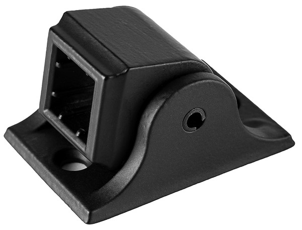 Nuvo Iron SQISMAS Baluster Railing Connector, Square, Steel, Black, Matte/Powder-Coated, Surface Installation [SKU: ORG9443706]